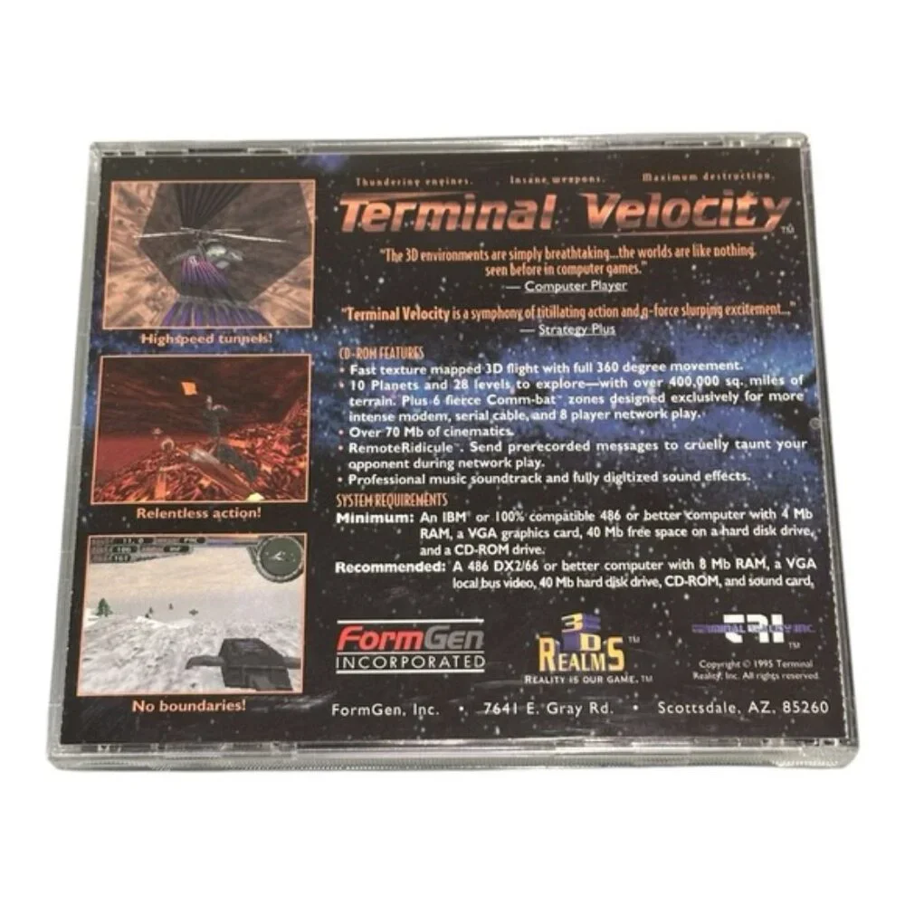 Terminal Velocity PC Game CD Rom